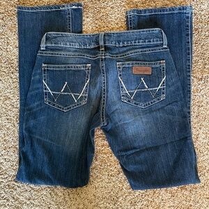 Wrangler Women's Premium Patch Boot Cut Jeans